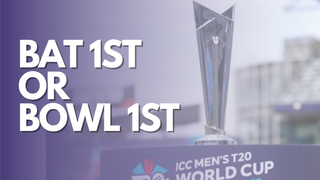 The ICC Men's T20 World Cup 2024 features strategic decisions based on varying success rates for batting first.