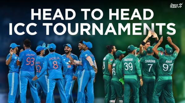 A brief head-to-head overview of the intense cricket rivalry between India and Pakistan, highlighting matches and performances in ICC events.