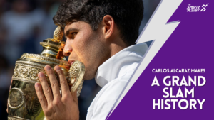 Carlos Alcaraz wins his fourth Grand Slam at 21, surpassing Federer, Nadal, and Djokovic's early achievements.