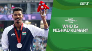 Nishad Kumar won silver in the Paris 2024 high jump T47