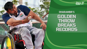 Dharambir wins gold at the Paris Paralympics, setting a new Asian record in the men’s club throw F51 event.