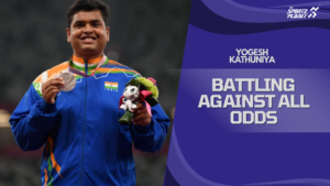 Yogesh Kathuniya’s journey from paralysis to Paralympic silver medalist embodies determination, resilience, and overcoming adversity.