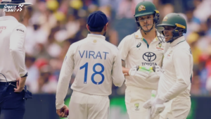 Virat Kohli and Sam Konstas