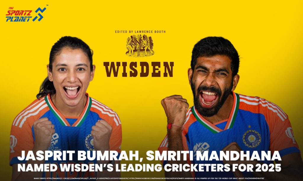Jasprit Bumrah, Smriti Mandhana Named Wisden’s Leading Cricketers For 2025