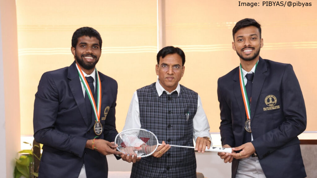 Chirag Shetty, Satwiksairaj Rankireddy Finally Receive Khel Ratna(1)
