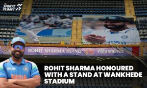 Rohit Sharma Honoured With A Stand At Wankhede Stadium